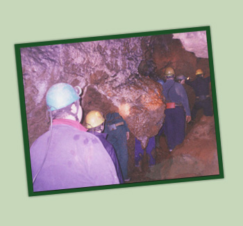 Youth preparing for mining - Forest Adventure