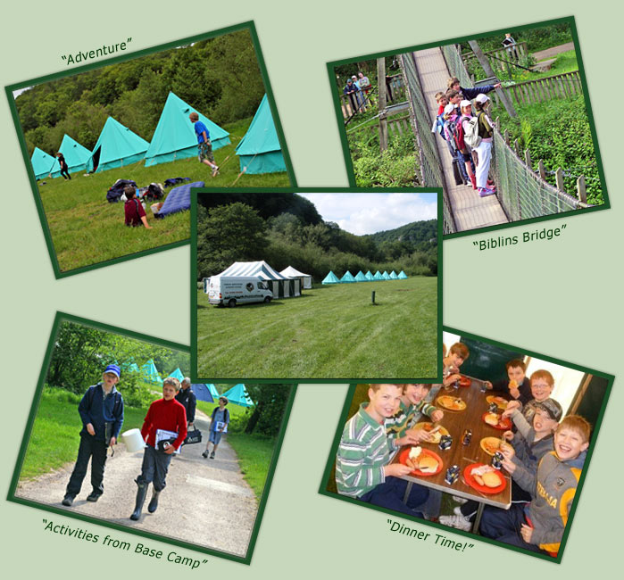 Youth Splashing in the River Wye - Forest Adventure