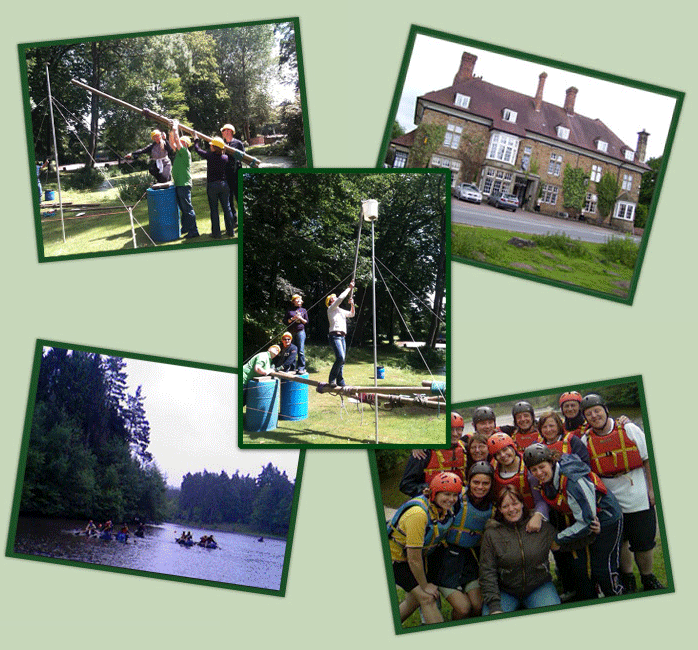 Youth Splashing in the River Wye - Forest Adventure