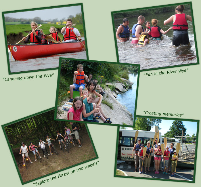 Youth Splashing in the River Wye - Forest Adventure